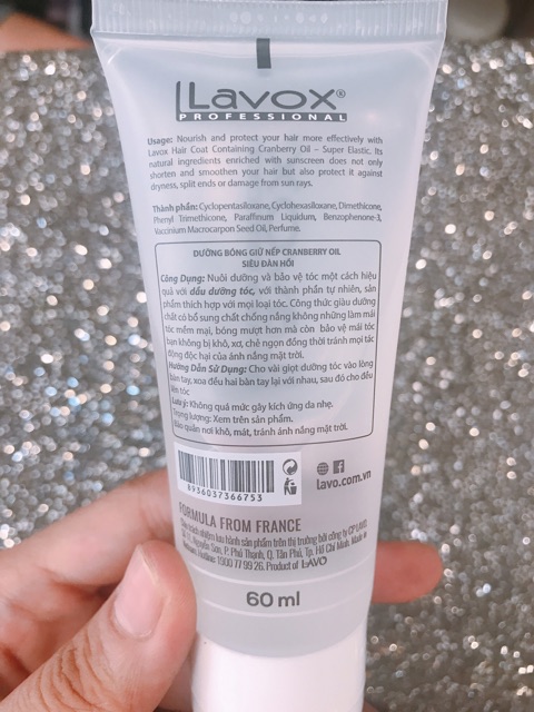 [HCM]Tinh dầu dưỡng tóc Lavox (tuýp trắng)