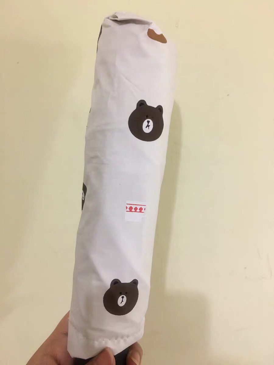 ô dù gấp gọn hình gấu che mưa nắng