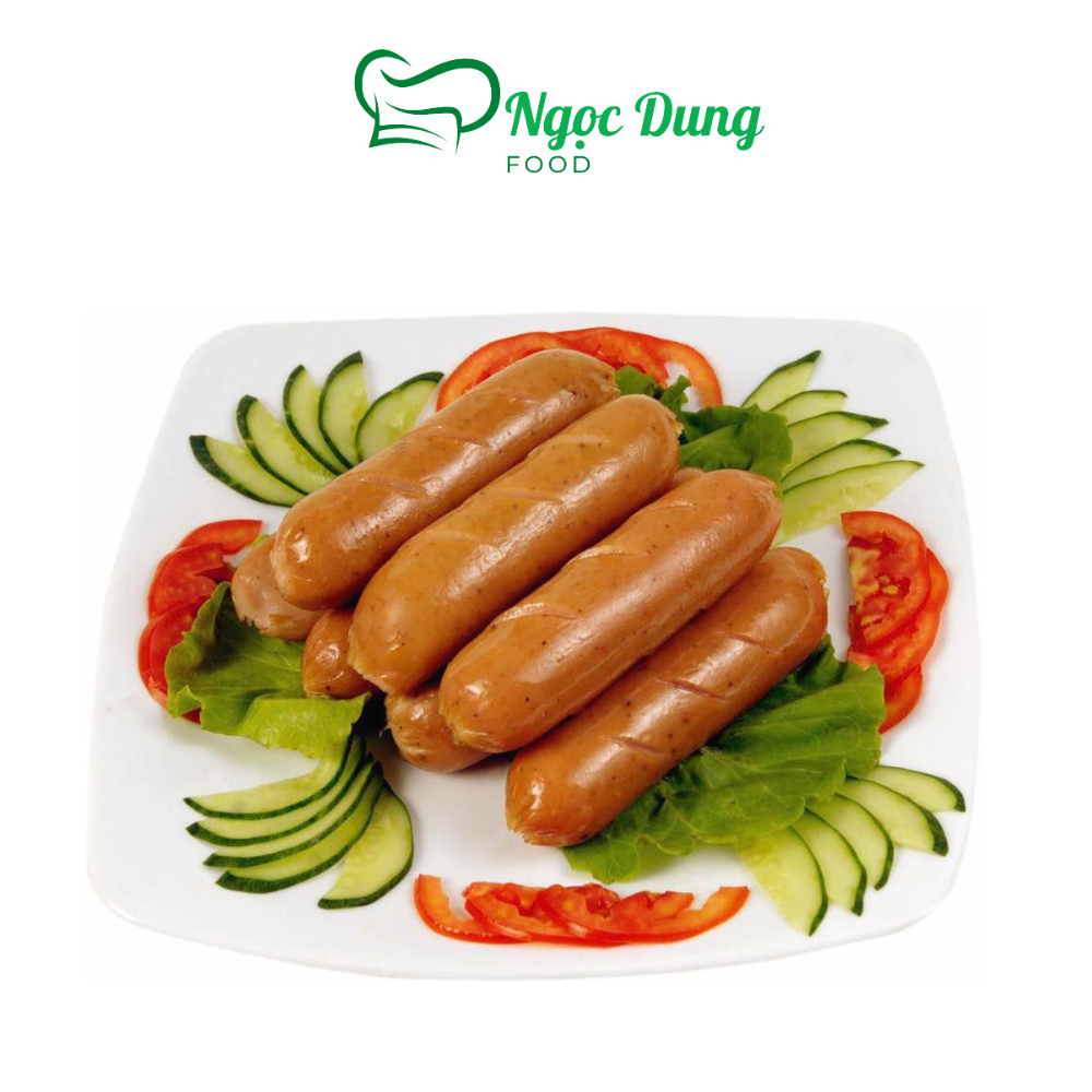 Xúc xích đức thịt heo bịch 500gr (giao tphcm)