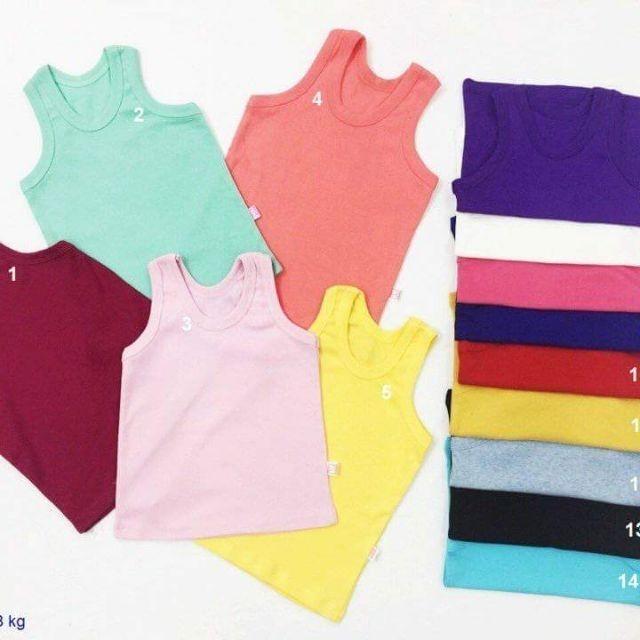 [HCM]Combo 2 Áo thun ba lỗ siêu đẹp cho bé trai/bé gái từ 6- 40kg-áo ba lỗ cho bé - thun borip xuất dư