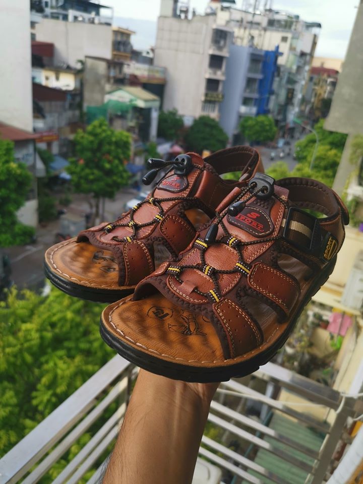 xăng đan da nam cao cấp