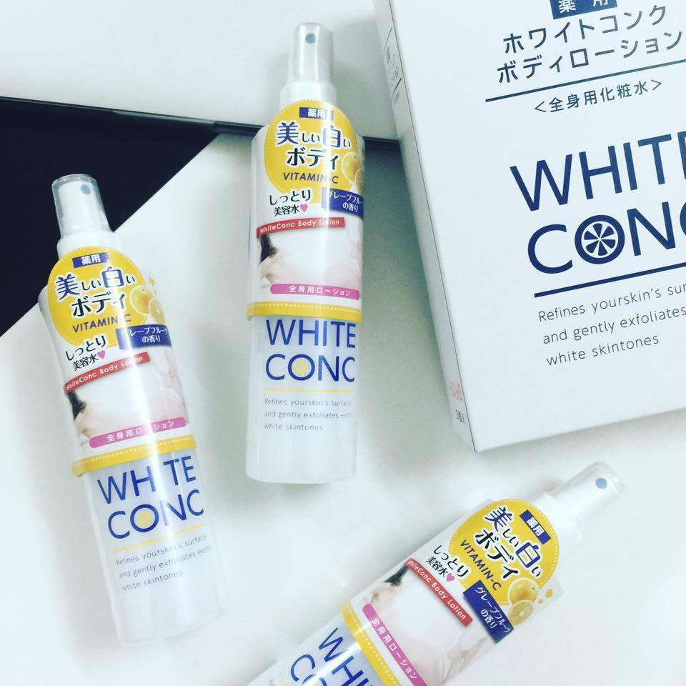Xịt dưỡng trắng da White Conc Vitamin C 245ml Nhật Bản
