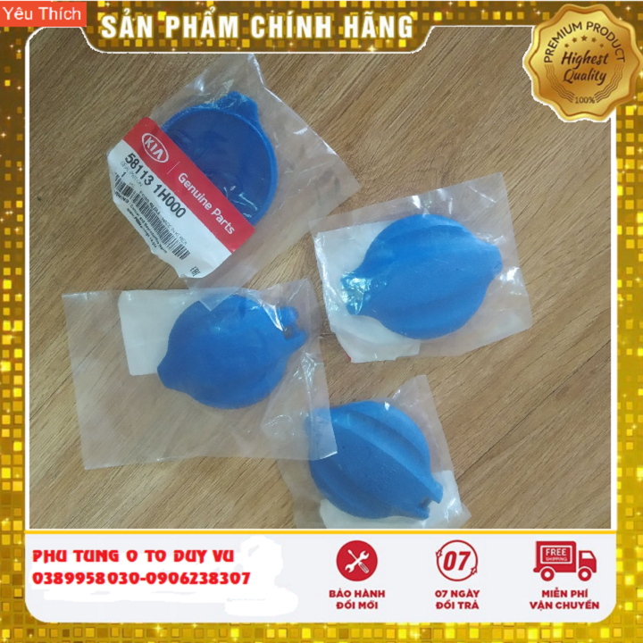 nắp bình nước rửa kính dùng cho xe kia và hyundai hàng xịn mobis