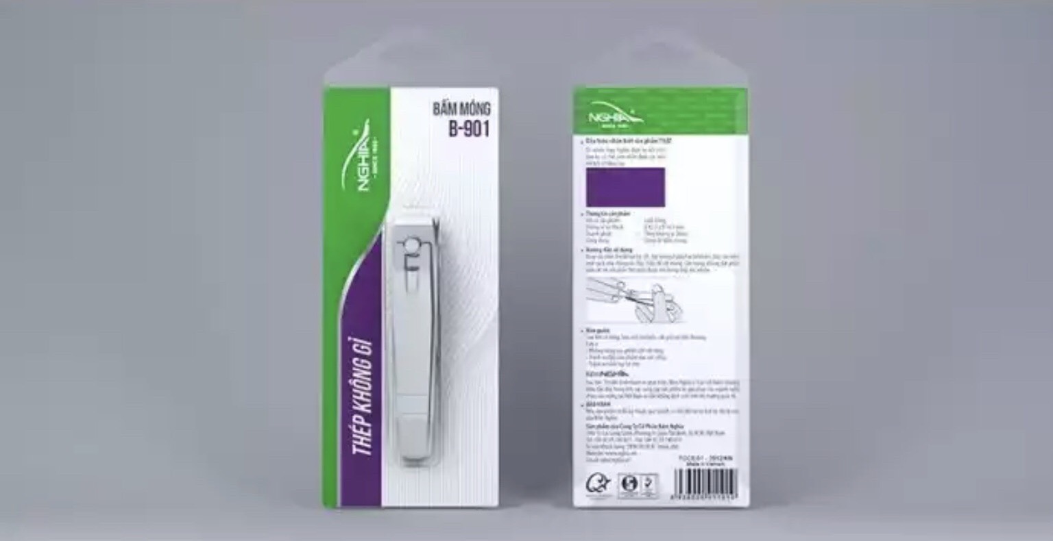 (CHÍNH HÃNG) Bấm móng tay B901- Kềm Nghĩa