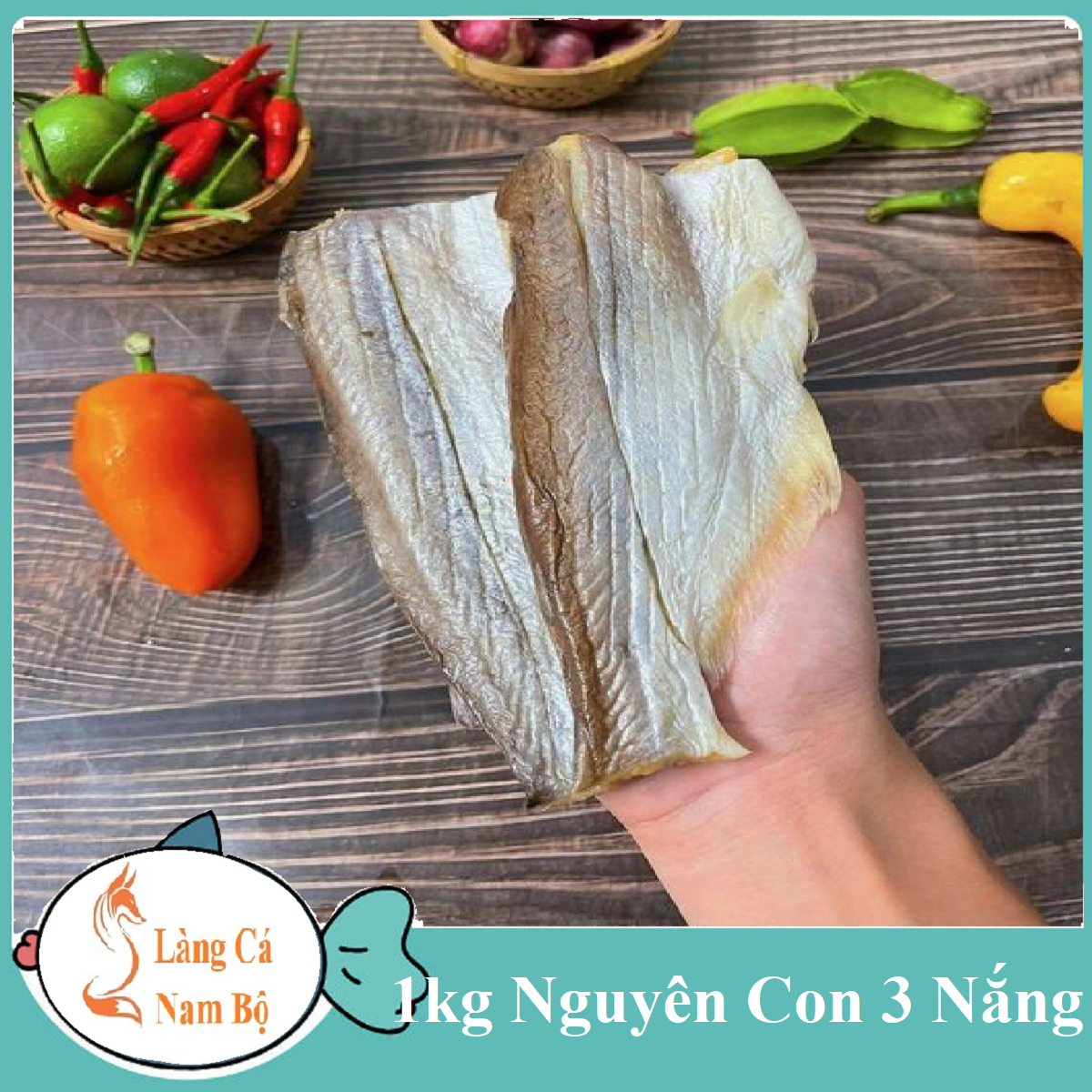 Khô cá dứa- khô cá dứa xẻ bướm 3 nắng cá to dày thịt - ship toàn quốc -làng cá nam bộ