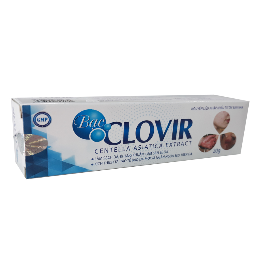 Bạc Clovir hộp 1 tuýp 20g