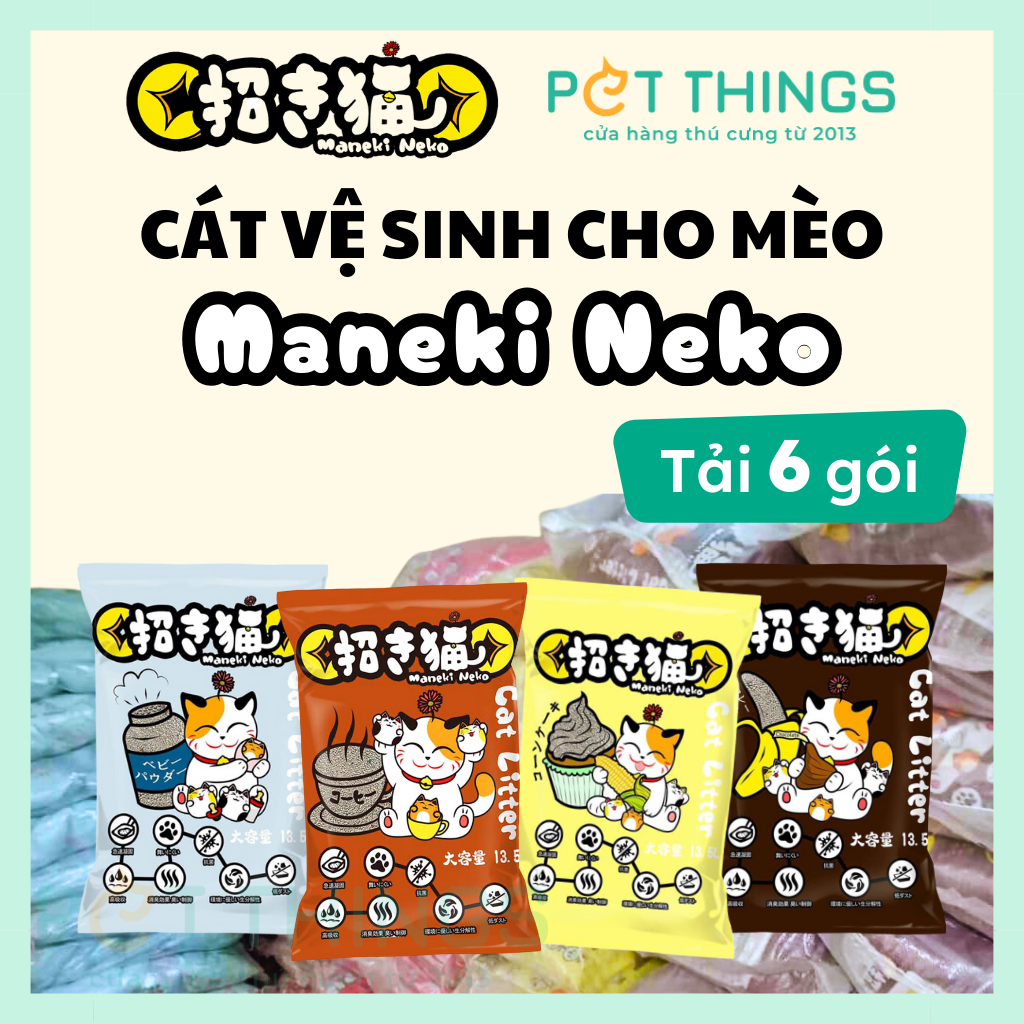 Maneki Neko 5L Cát vệ sinh cho mèo