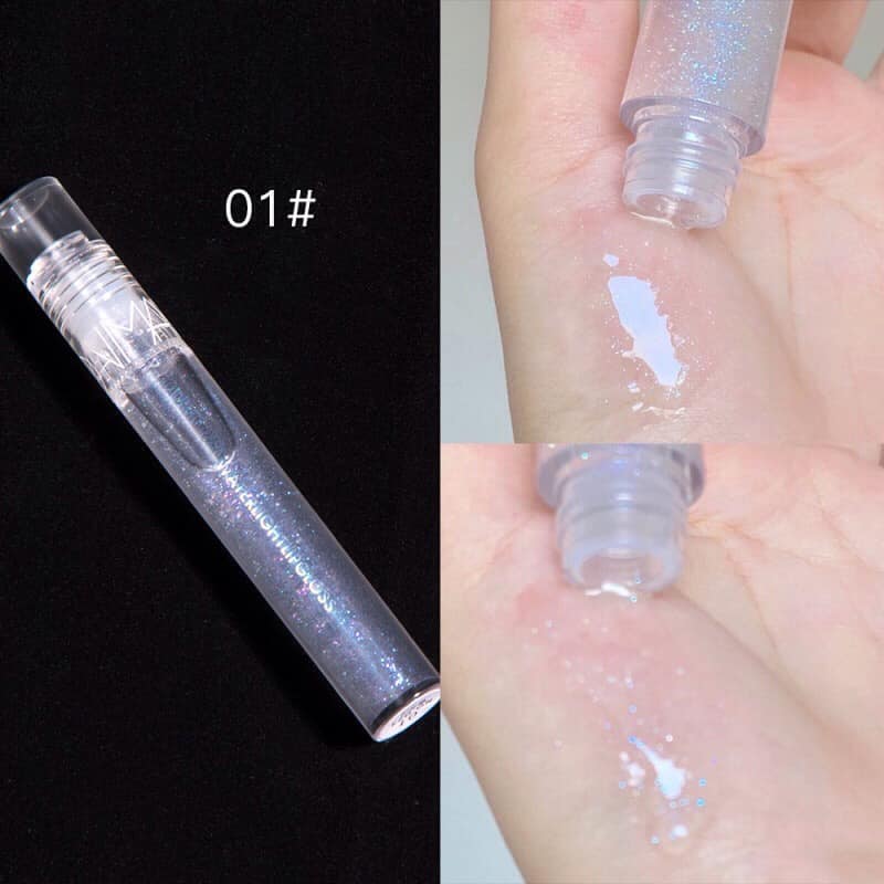 Son bóng Daimanpu có nhũ water light lip gloss