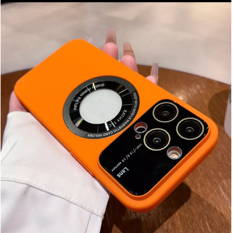 Ốp X&M lưng nhám Kathy tech Magsafe bảo vệ cam ip13pro max/ ip14pro max