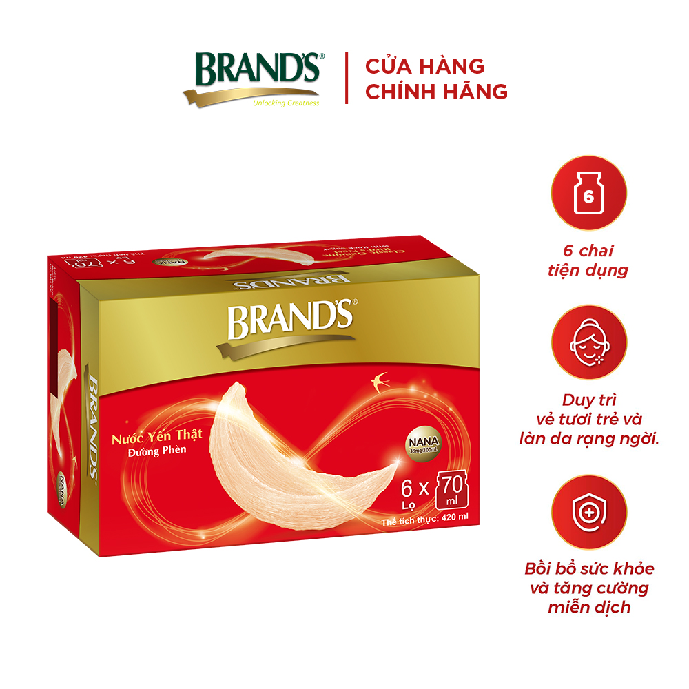 [2-Hour Delivery] Brand's Real Bird's Nest Drink Rock Sugar