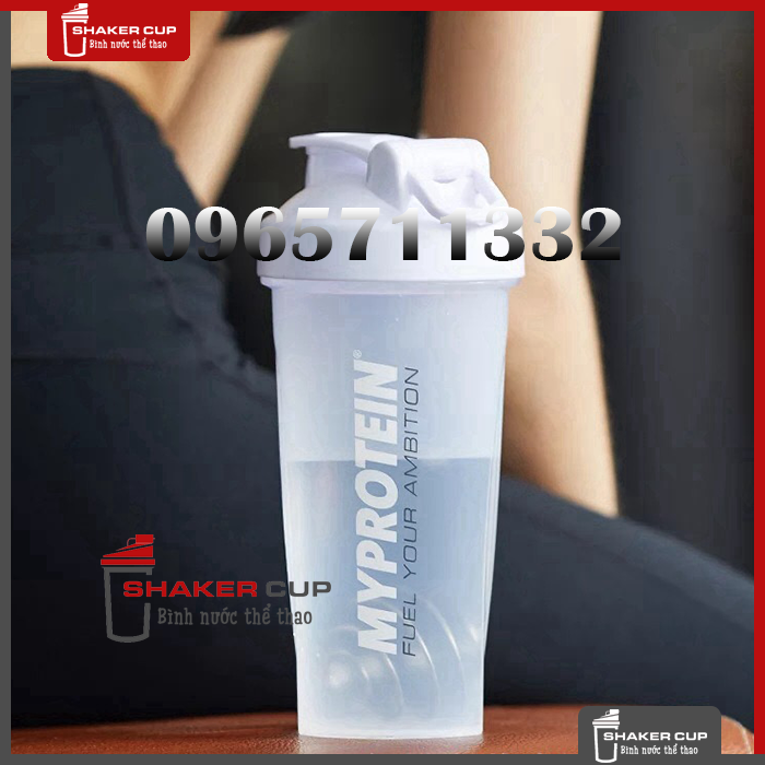 Bình lắc nước bình tập gym Shake bottle Myprotein