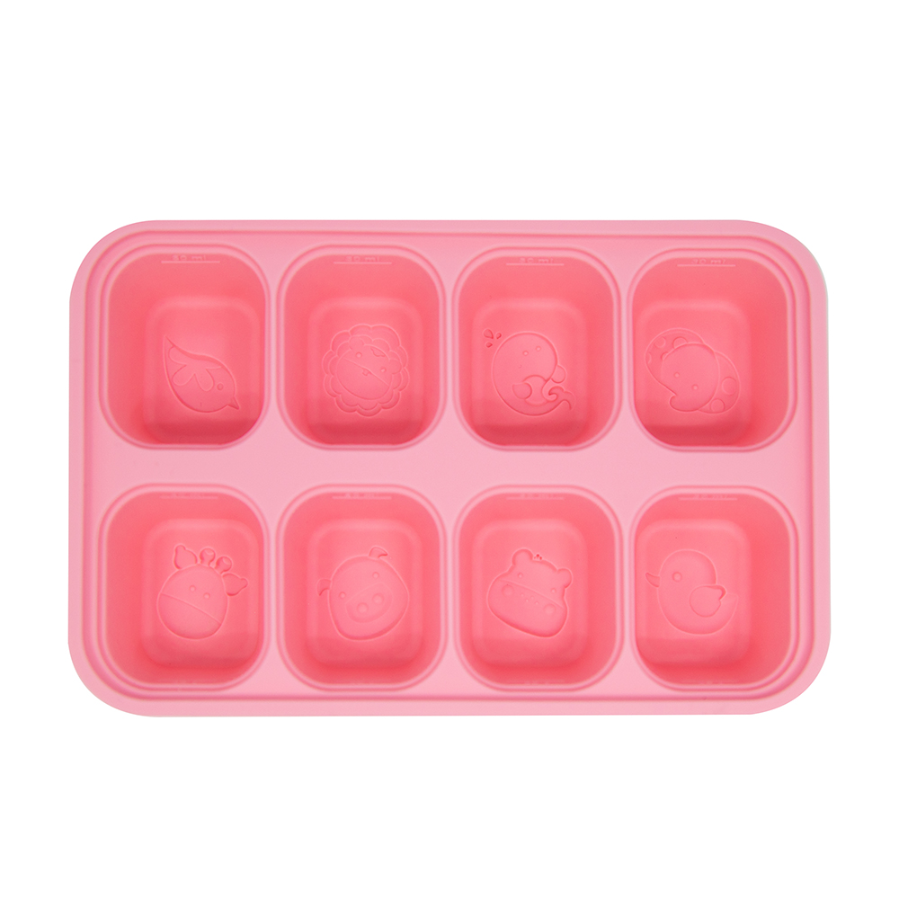 Khay silicon trữ đông đồ ăn dặm cho bé Marcus & Marcus - Pokey (30ml x 8 ngăn)