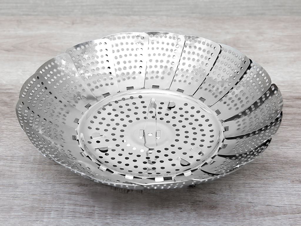 Vỉ Hấp Tròn Inox Gấp Gọn ( đủ size)