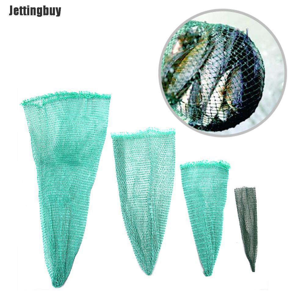 Jettingbuy Fishing Net Mesh Bag Green Fish Bag Cage Tackle Fishing Landing Tackle Accessory
