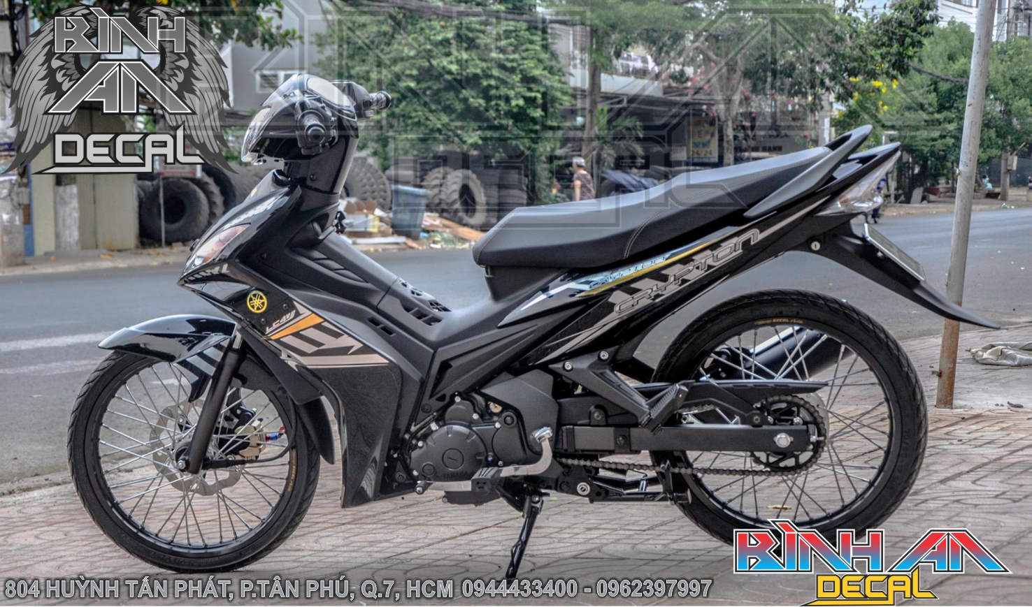 tem rời EXCITER 2010 - Đen