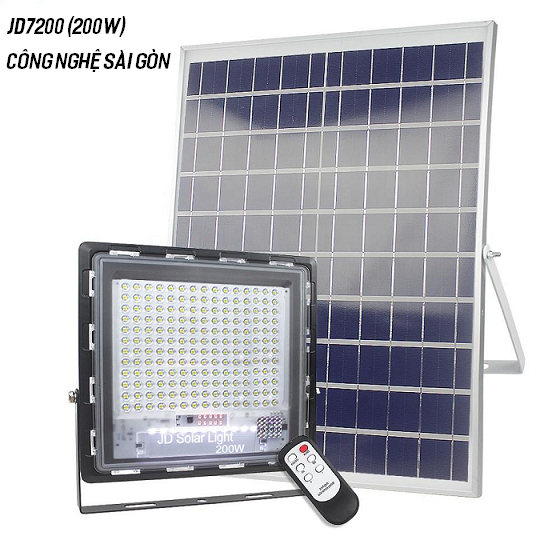 [HCM]ĐÈN LED NĂNG LƯỢNG MẶT TRỜI JINDIAN JD7200 (200W)