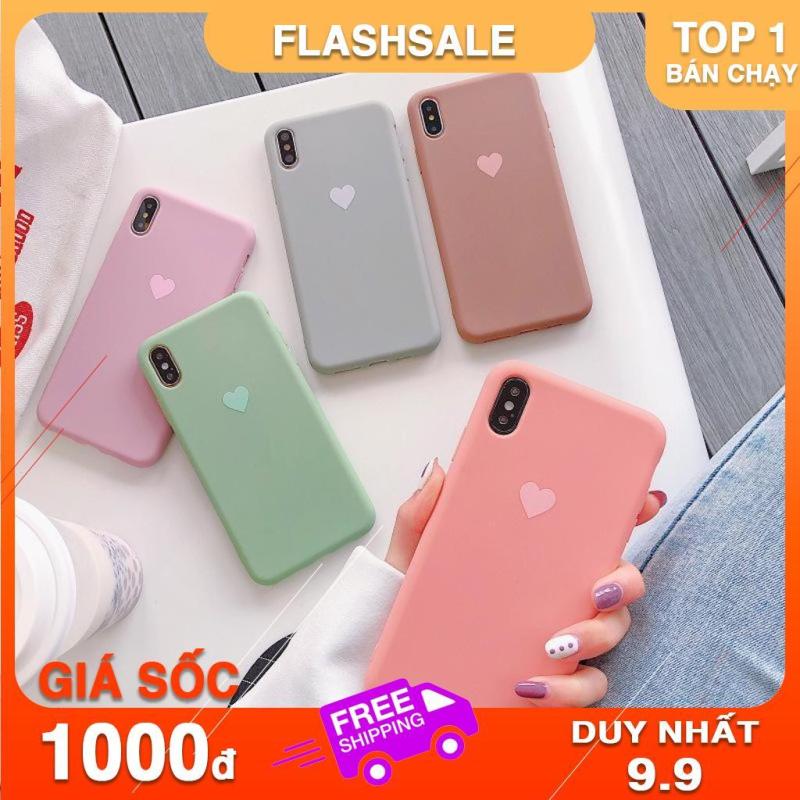 Giá Ốp lưng iphone In hình trái tim mờ nhẹ nhàng dành cho iphon 6 6s plus 7 8 plus x xs max xr 11 promax (a113)