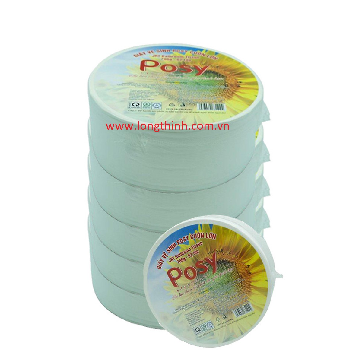 [HCM]Giấy vệ sinh Posy 700g (cuộn lớn)