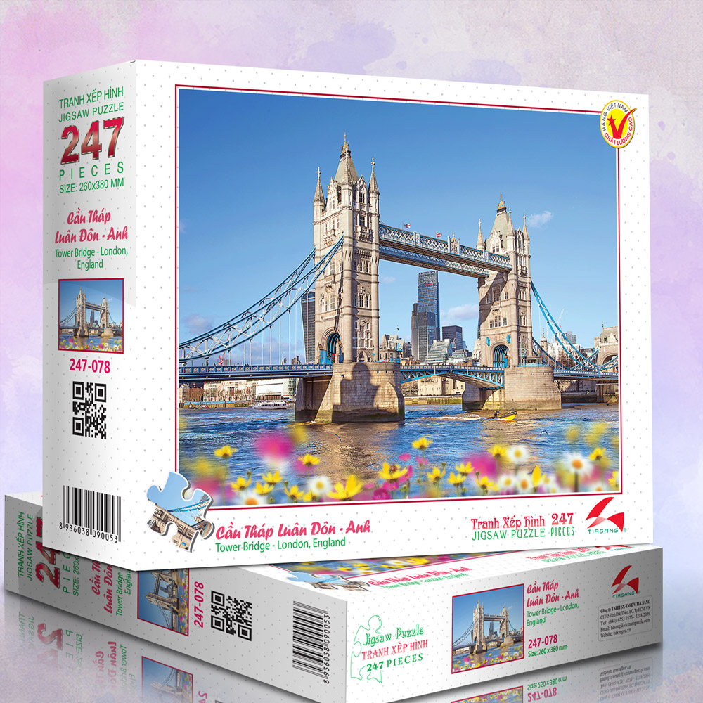 Tranh xếp hình 247 mảnh - Cầu Tháp Luân Đôn