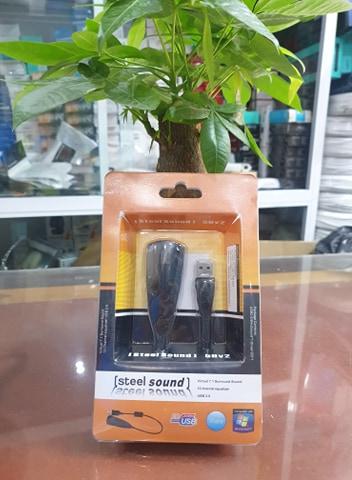 Cáp chuyển USB sound sang âm thanh 3D 7.1 (Đen)