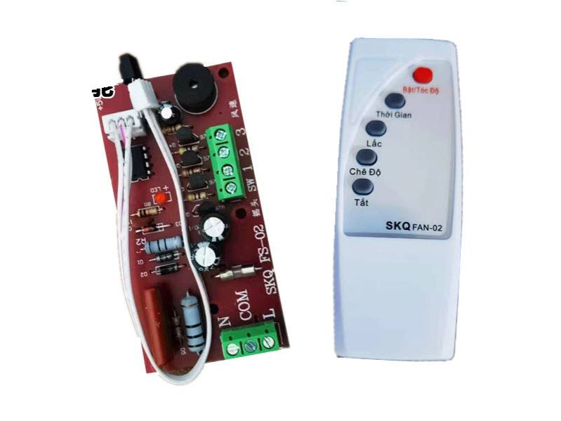 Linh kiện mạch điều khiển quạt mạch quạt bo quạt đa năng thay thế quạt điều hòa quạt treo tường