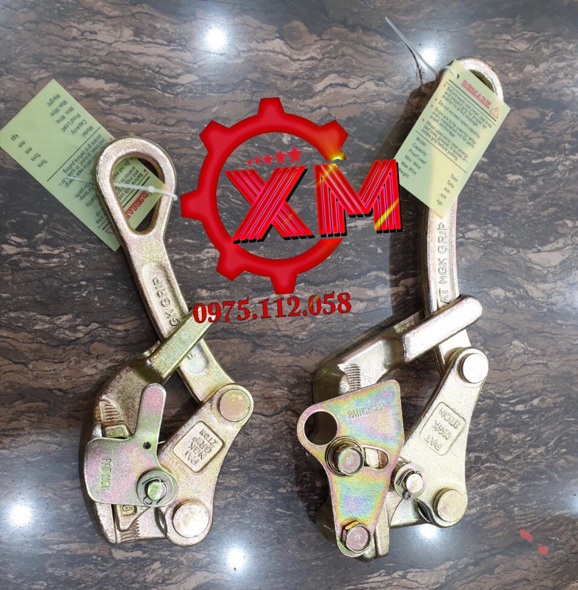 cóc kẹp cáp ,đớp cáp 1-3 tấn - cóc kẹp cáp nagaki