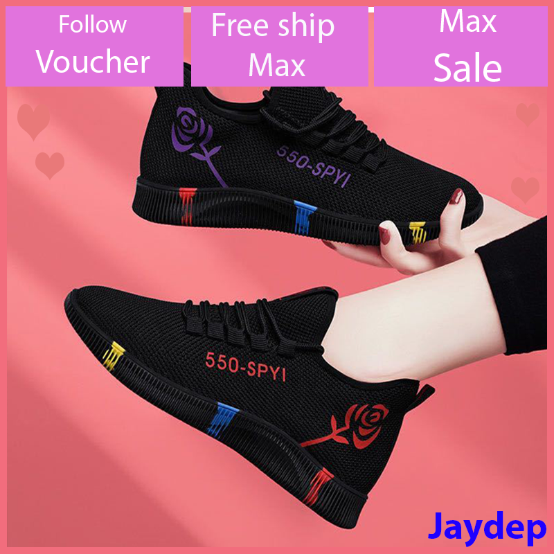 Giày sneaker thể thao nữ thời trang mới nhất buộc dây siêu nhẹ V245
