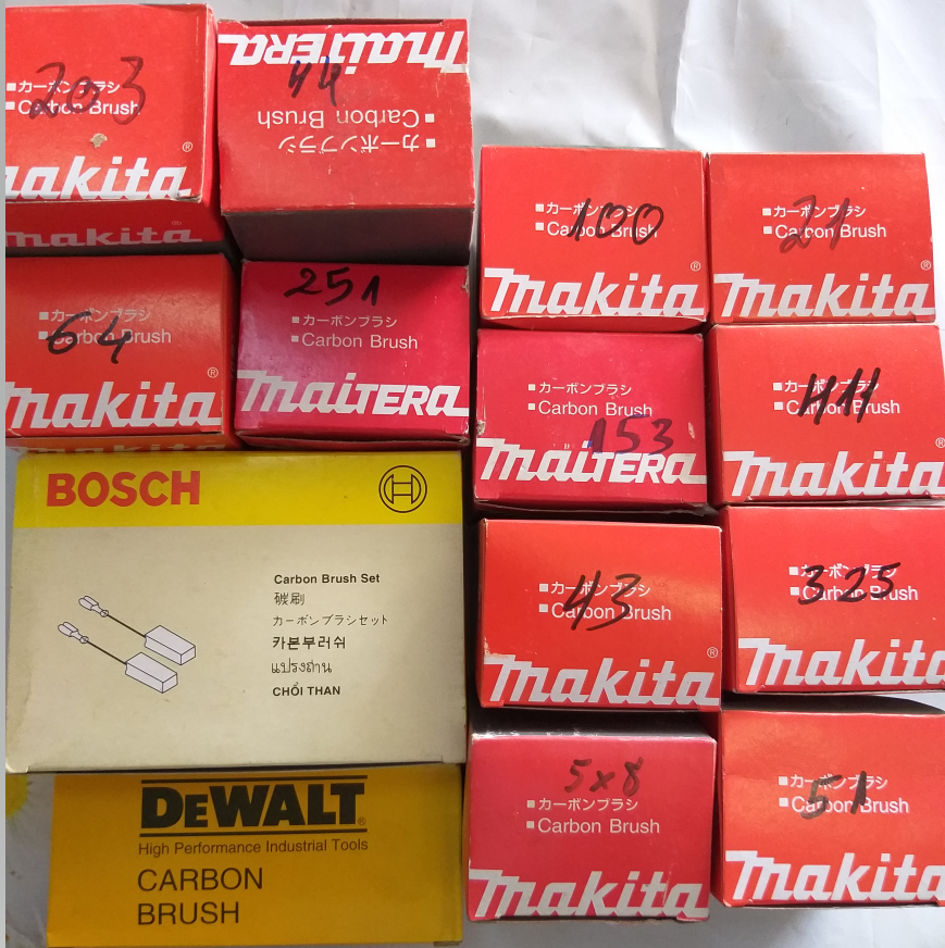 10 đôi chổi than 51 dùng cho máy bào,máy mài