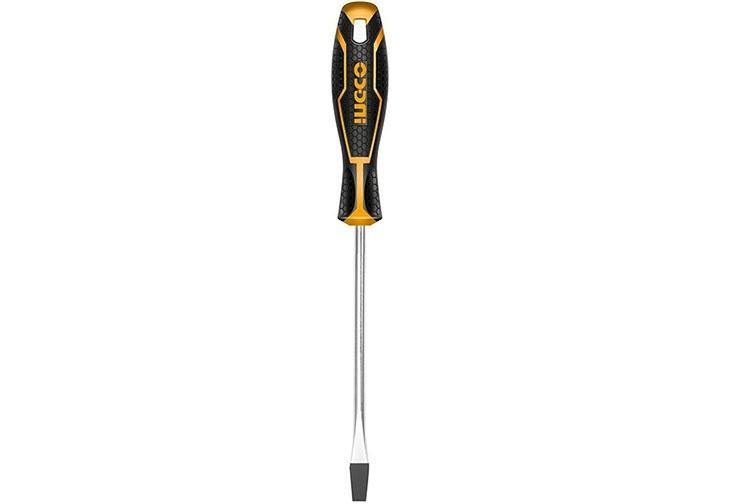 Tua vít dẹp (5.0 mm dài 75mm) Ingco HS285075
