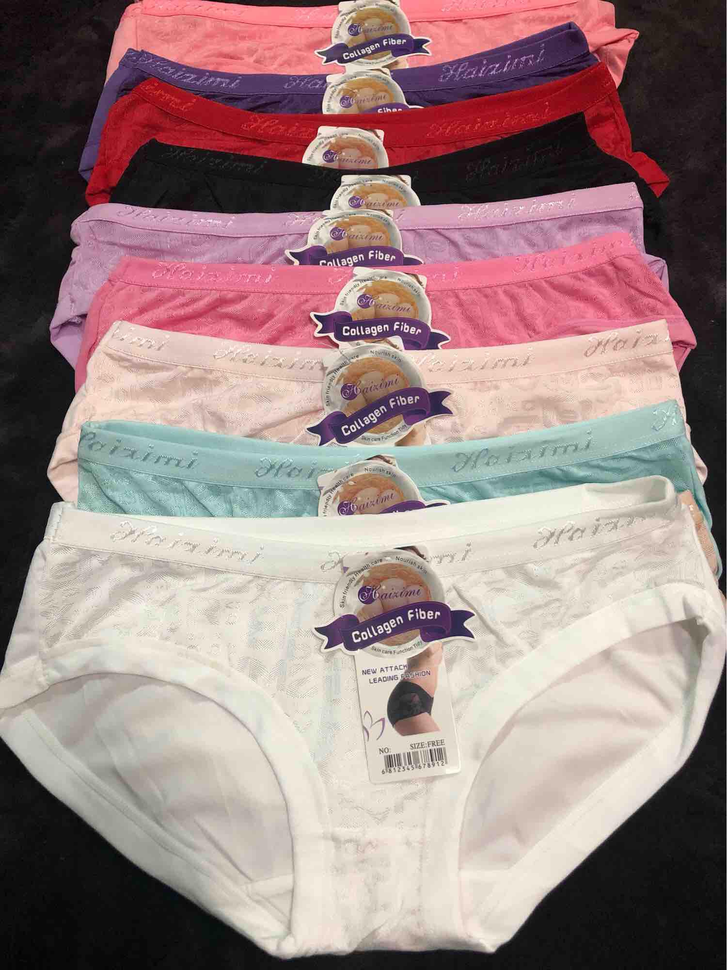 Combo 10 quần lót nữ cotton gấm (VN.1214)