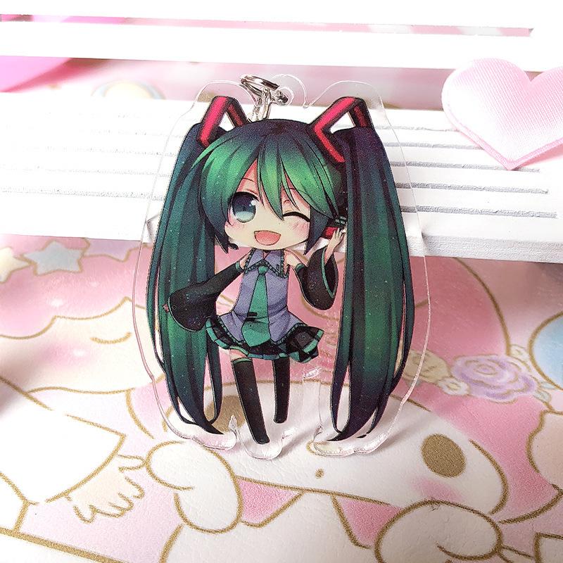 [7-11/12 VOUCHER 8%][thanh lý bán lỗ] Móc khóa Anime mica - Miku [AAM] [PGN18]