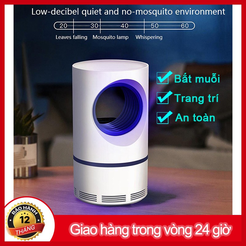Đèn bắt muỗi nguồn USB, đèn bắt muỗi thông minh thế hệ mới kiêm đèn ngủ bắt muỗi hiệu quả 99%