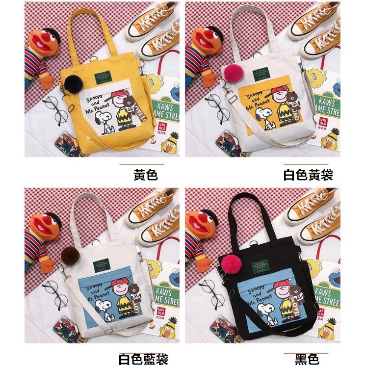 [HCM]Túi Tote Cậu Bé Và Chú Bé Vàng