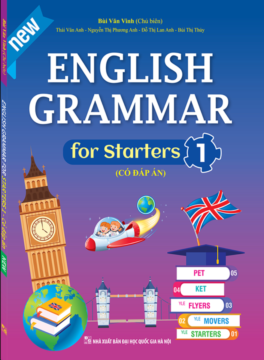 Sách - English Grammar For Starters 1 (Có Đáp Án) - MT - Newshop