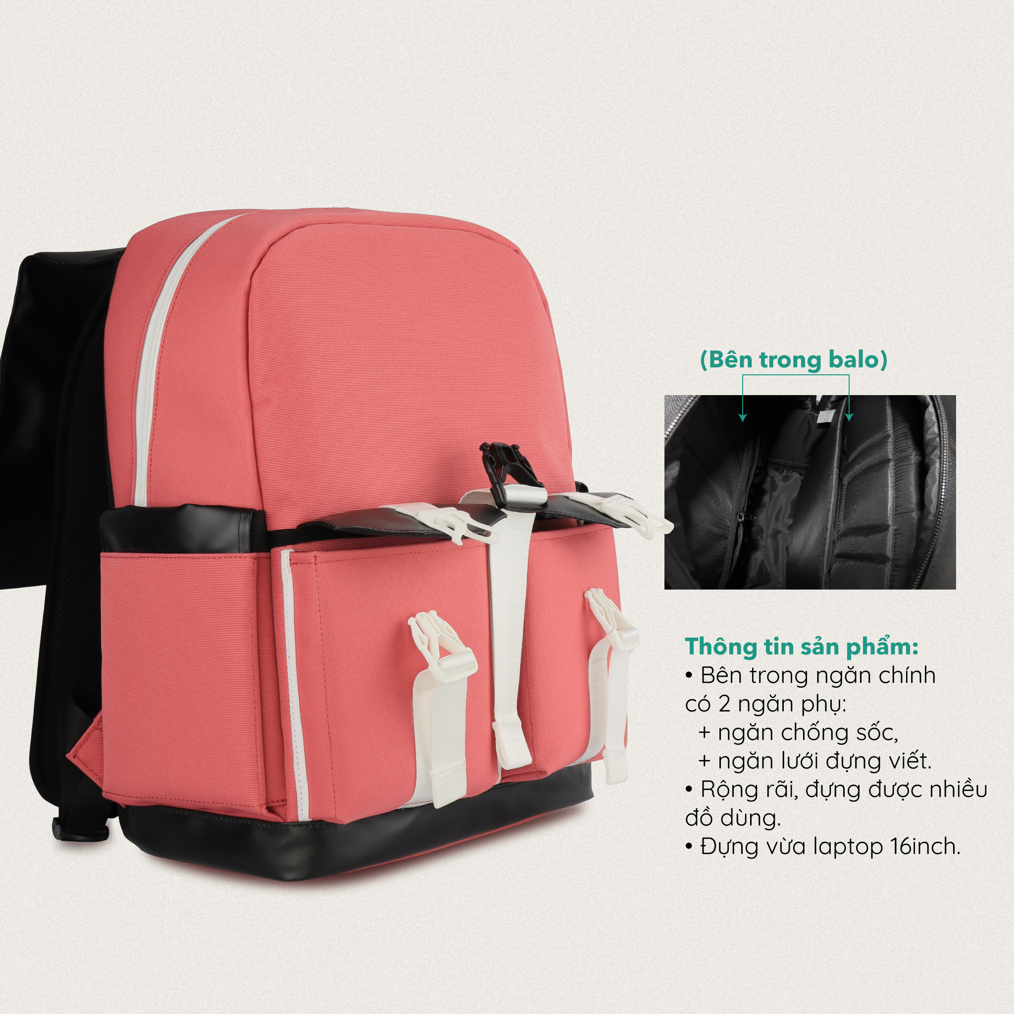 Balo Size Lớn SCARAB - STURDY Backpack Unisex