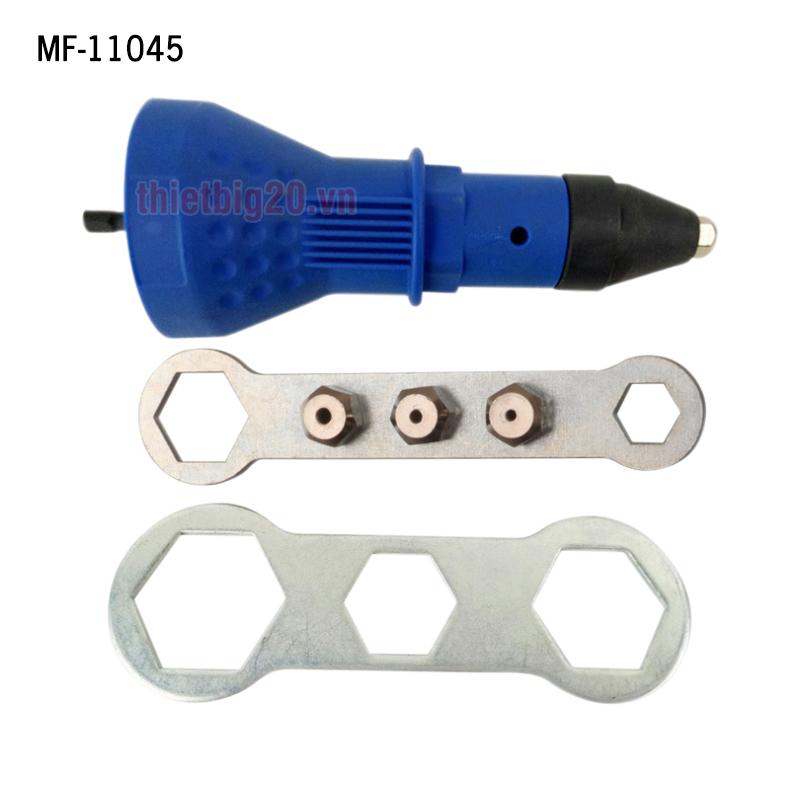 Đầu rút đinh rive gắn máy khoan - đầu chuyển máy khoan thành kìm rút đinh tán mf-11045