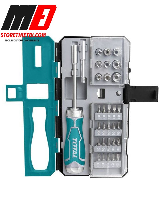 [HCM]Bộ mũi vít 33 chi tiết Total TACSD30336