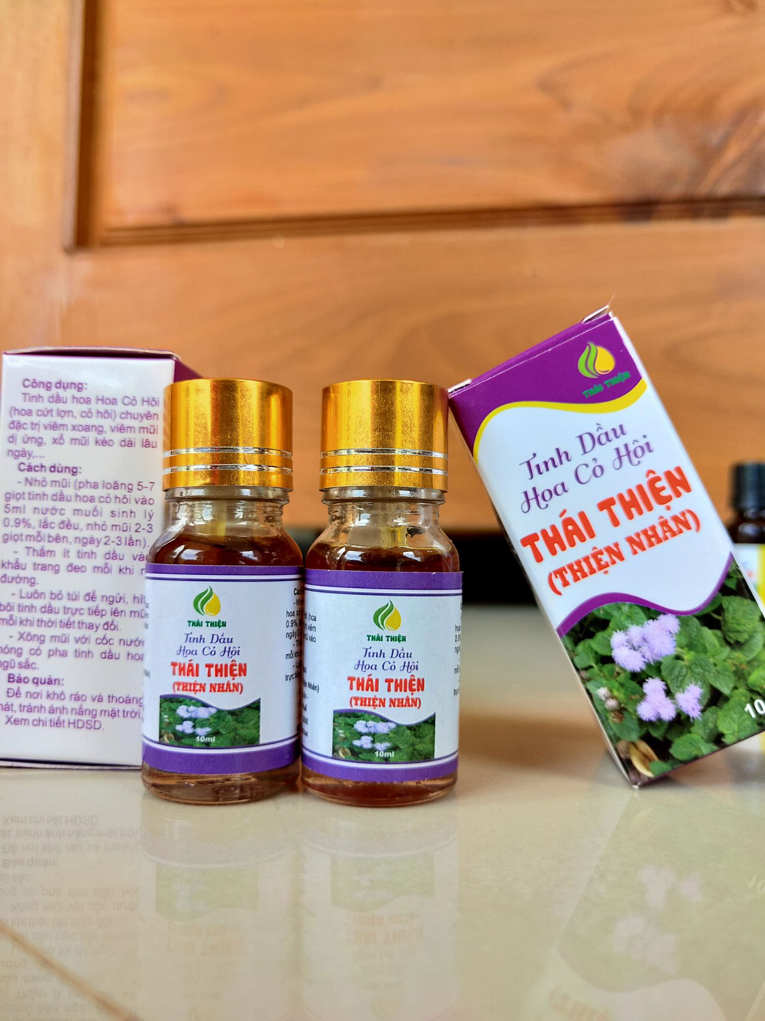 Tinh dầu hoa cỏ hôi( hoa ngũ sắc) Thái Thiện ( Thiện Nhân) 10ml