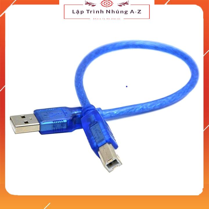 [Lập Trình Nhúng A-Z][G2] Dây Máy In, Cáp Nạp Arduino Dài 30Cm/50Cm/100Cm