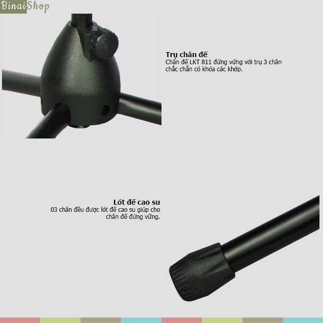 Chân đế micro đứng LKT -811