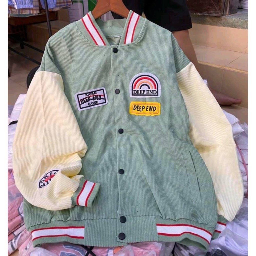 Áo bomber cầu vồng nhiều màu HARI