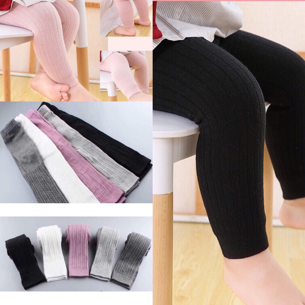 Quần tất vân len có bàn📌FREESHIP📌 ấm áp cho bé