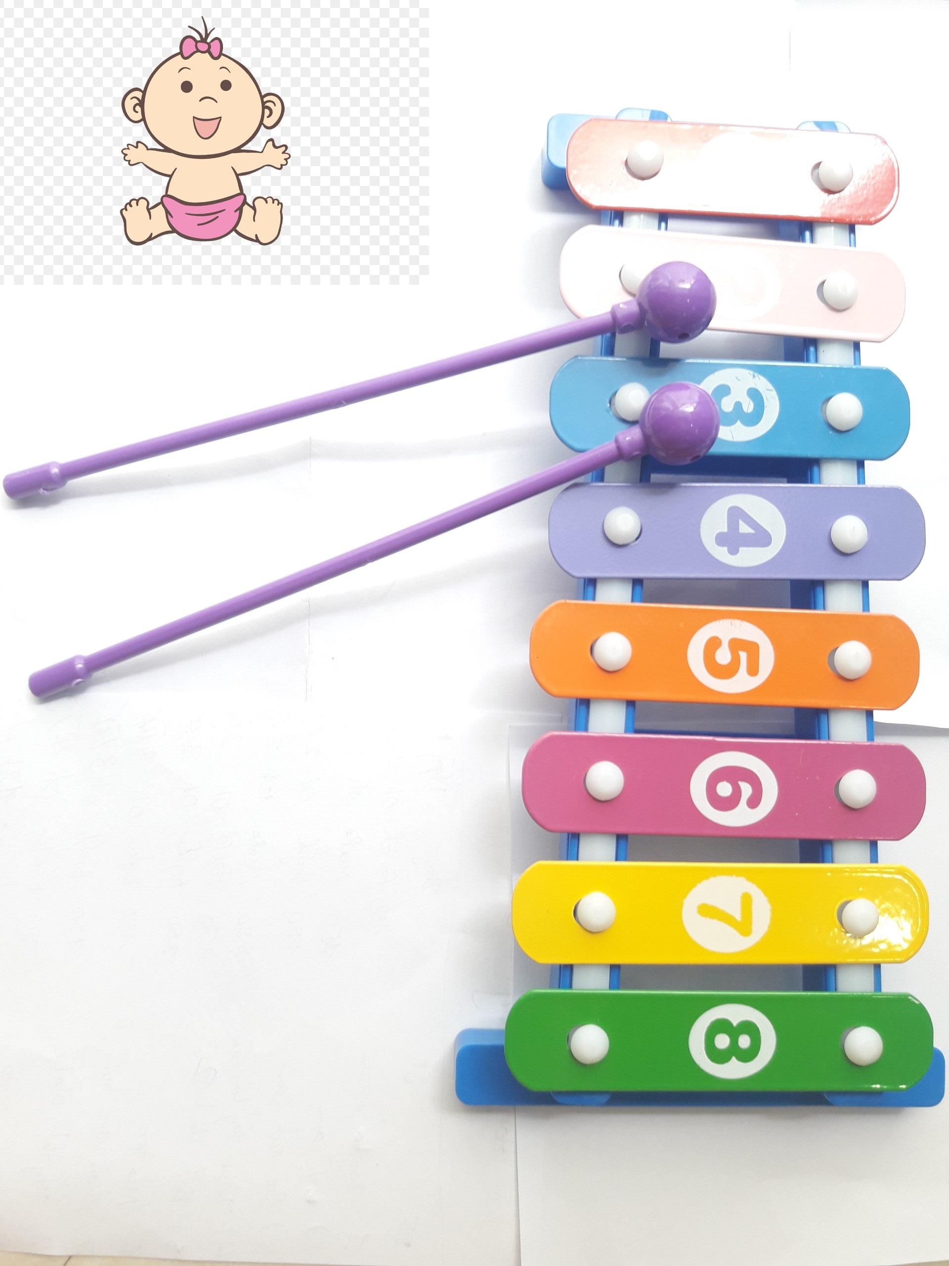 Đồ Chơi Đàn Gõ Xylophone 8 Thanh Kèm Số Cho Bé Phát Triển Năng Khiếu Âm Nhạc. Kích Thích Tư Duy