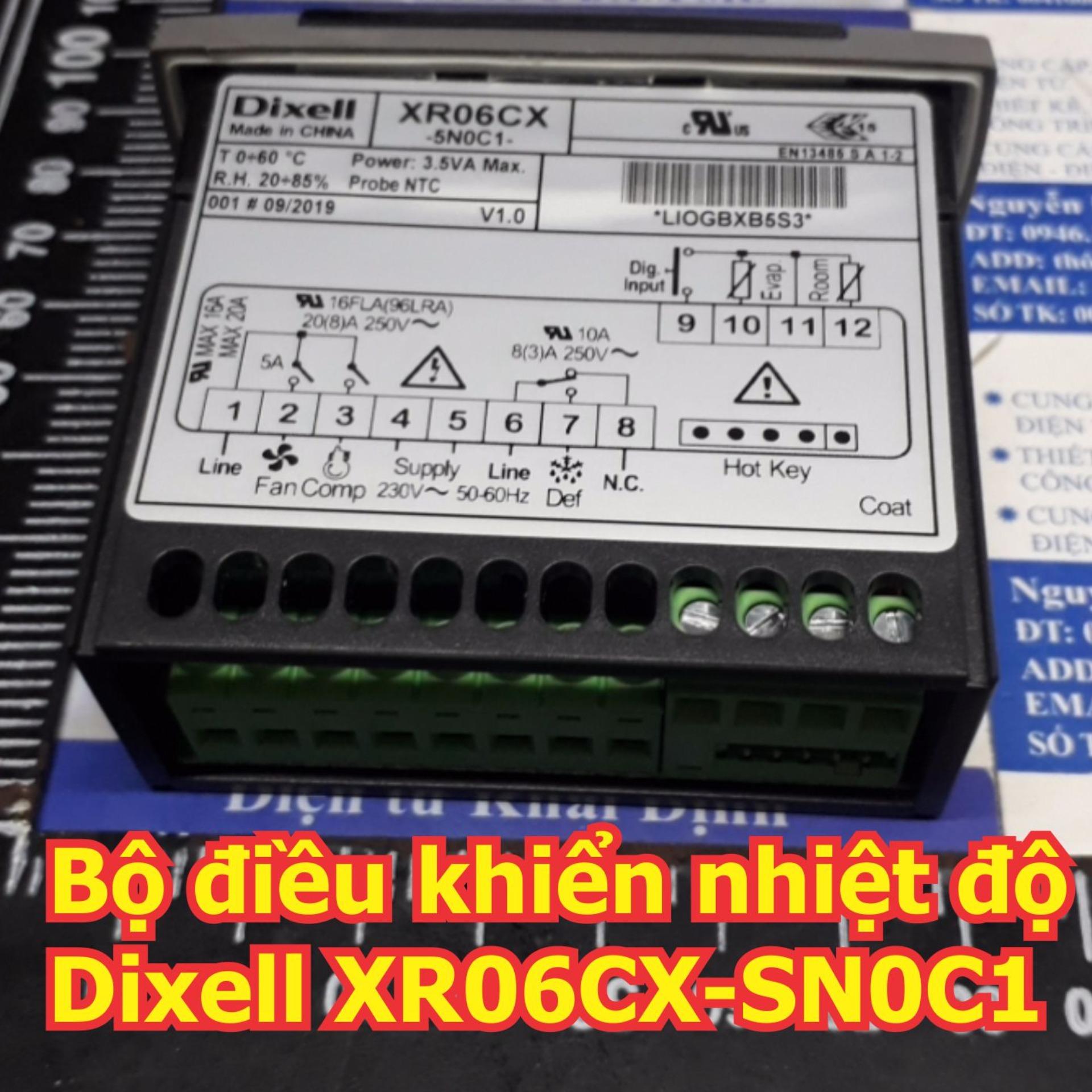 bộ điều khiển nhiệt độ kho lạnh themostat controller DIXELL XR06CX-SN0C1 XR06CX SN0C1 kde5249