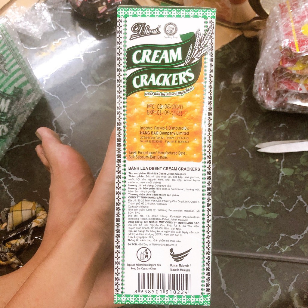 HỘP BÁNH CREAM LÚA MẠCH LẠT 375GR QTP146