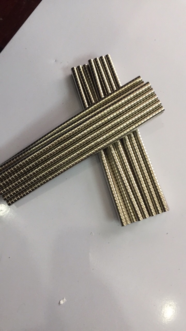Combo 100 viên nam châm viên đất hiếm 4x2mm