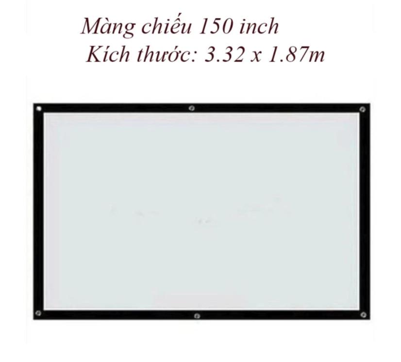 Màn chiếu 100 inch - Kích thước (2.2m x 1.25m)