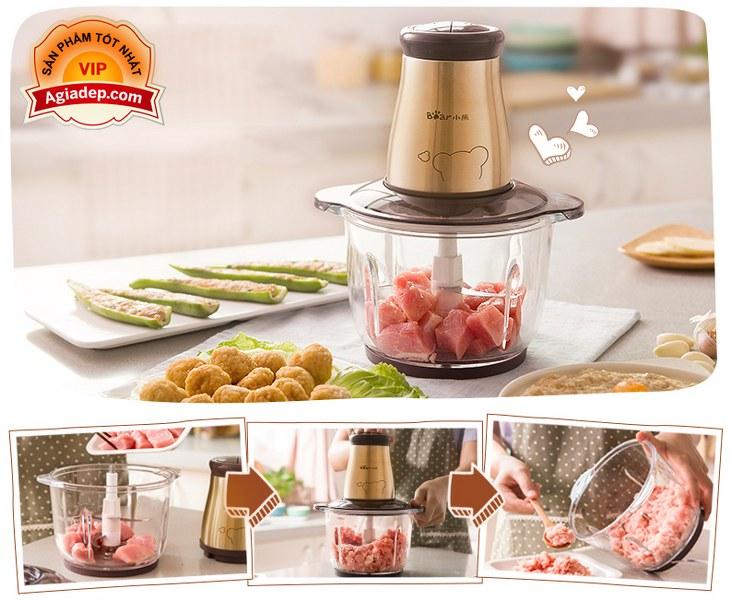 Máy xay thịt, Máy xay hành tỏi, của quả v.v. Hãng Bear - Hàng cao cấp