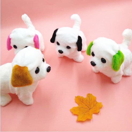 Chó bông biết đi, vẫy đuôi, biết kêu bibi cực Cute