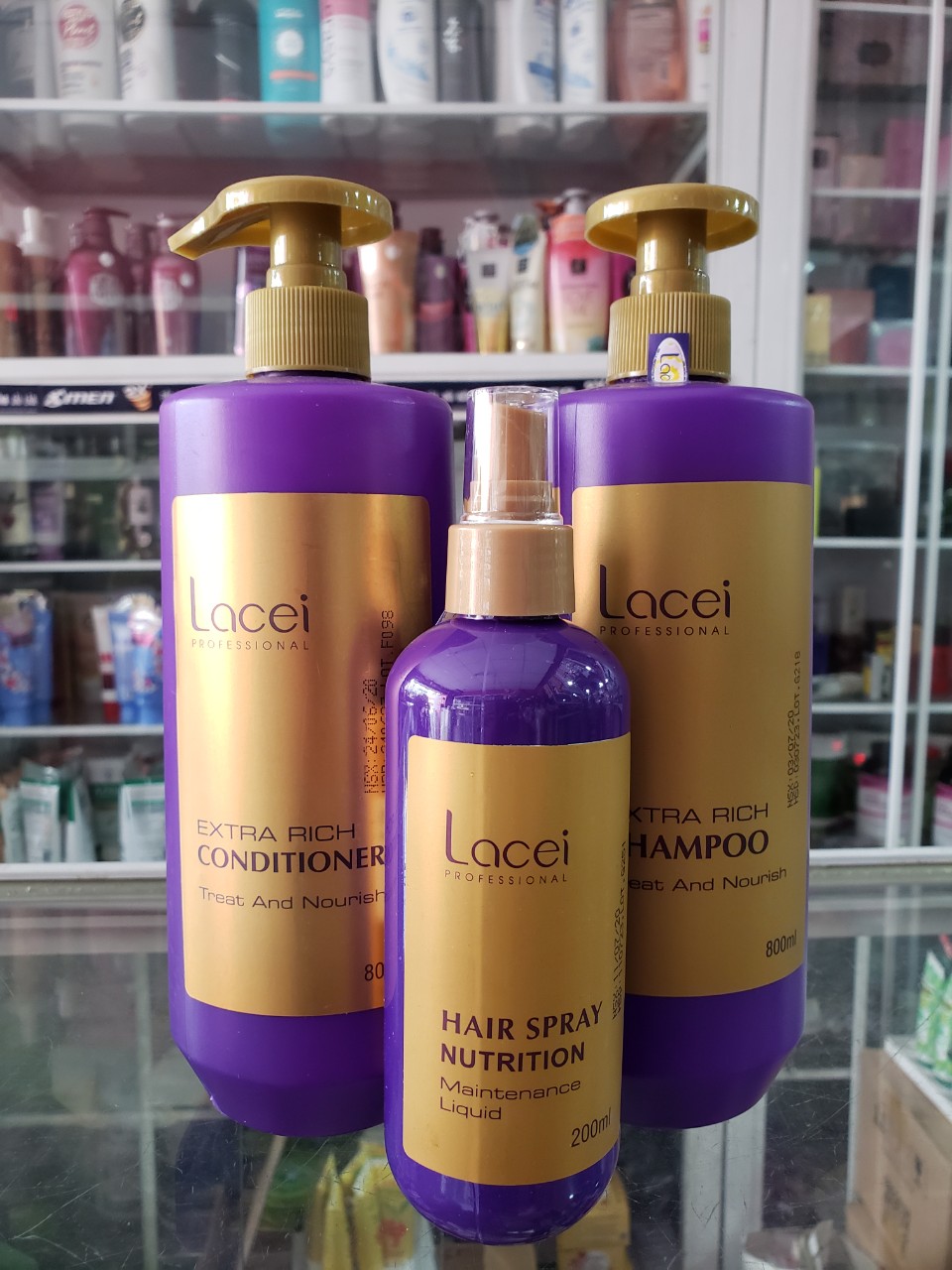 [HCM]Combo dầu gội - xã - xịt dưỡng Lacei